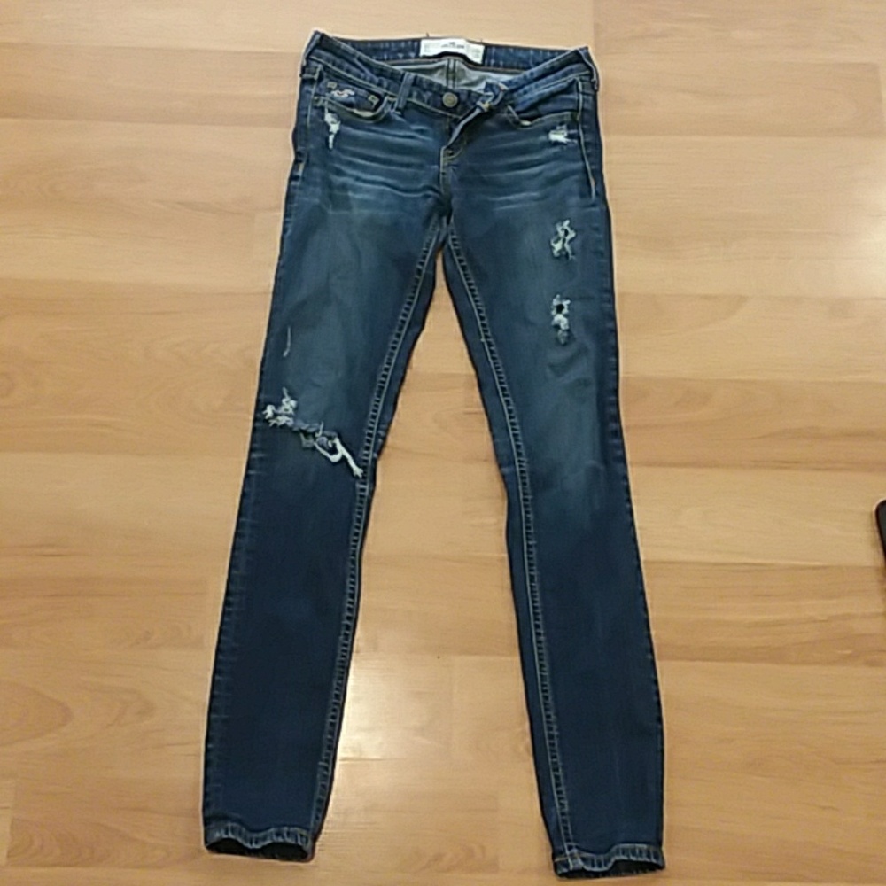 Trendy ripped jeans